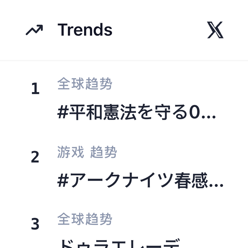 X Trends small preview